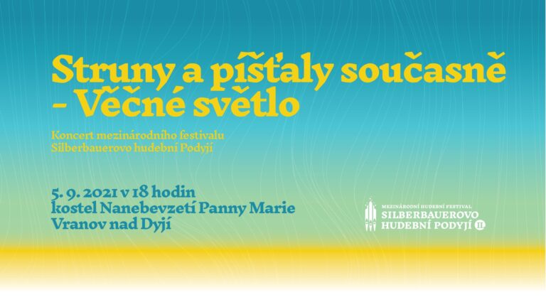 Silberbauerovo hudební Podyjí: premiéry skladeb Antona Aslamase a&nbsp;Michaely Pálky Plachké