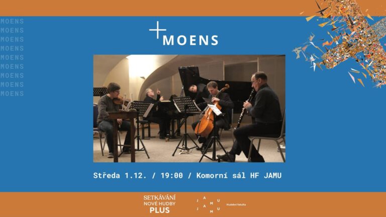 MoEns: nové skladby M. Pudláka, M. Piačka, K. Doležala, I. Medka, J. Lukeše a&nbsp;P.&nbsp;Grahama