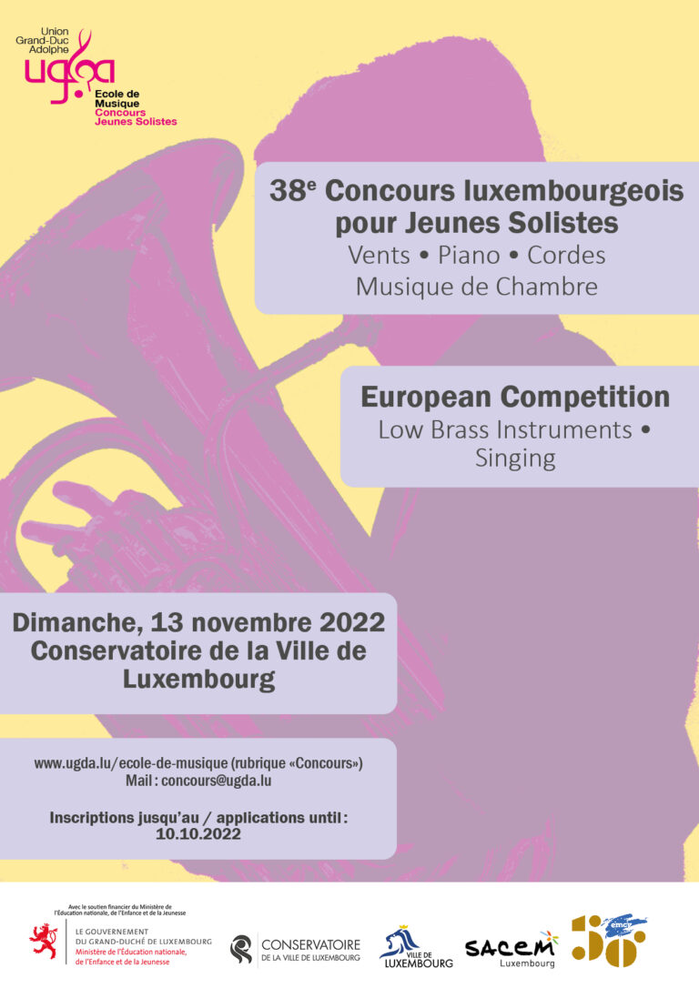 European Music Competition 2022 in Luxembourg