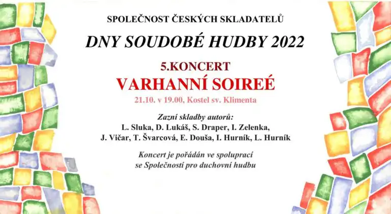 Dny soudobé hudby: nové skladby Simonne Draper, Ivana Zelenky a&nbsp;Ilji Hurníka