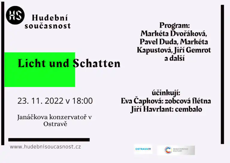 Hudební současnost: nové skladby Pavla Dudy, Markéty Dvořákové a&nbsp;Markéty Kapustové