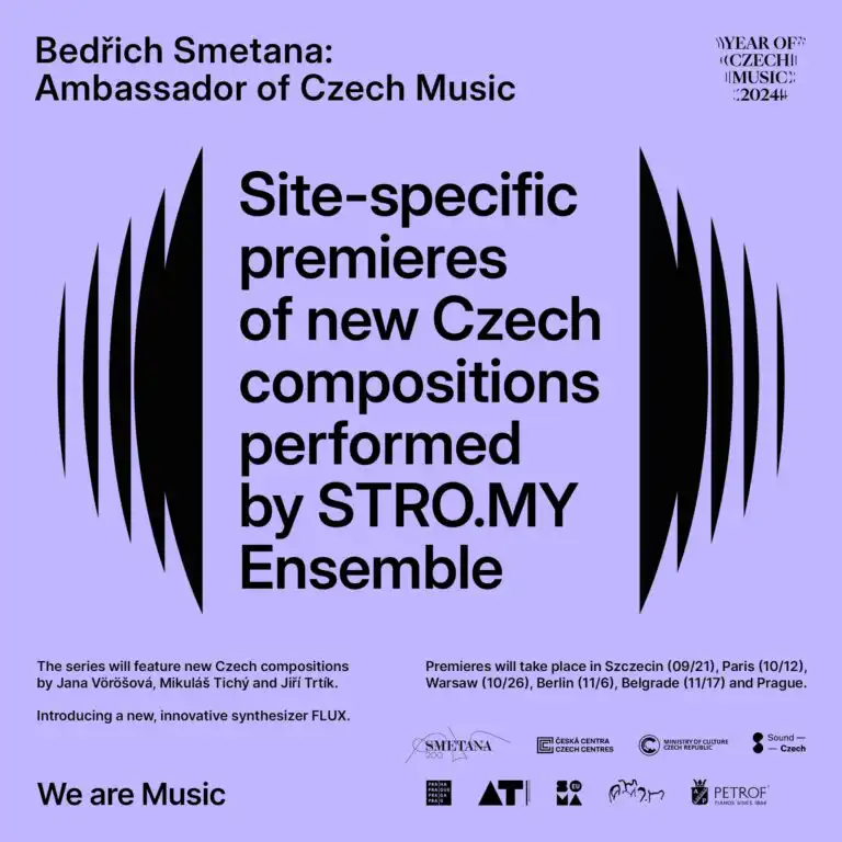 STRO.MY Ensemble: premiéry skladeb Mikuláše Tichého, Jany Vöröšové a&nbsp;Jiřího Trtíka