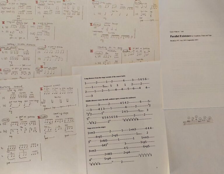 Lucie Vítková/Luc Vitk: Parallel Existence for piano, accordion and tape (světová premiéra)