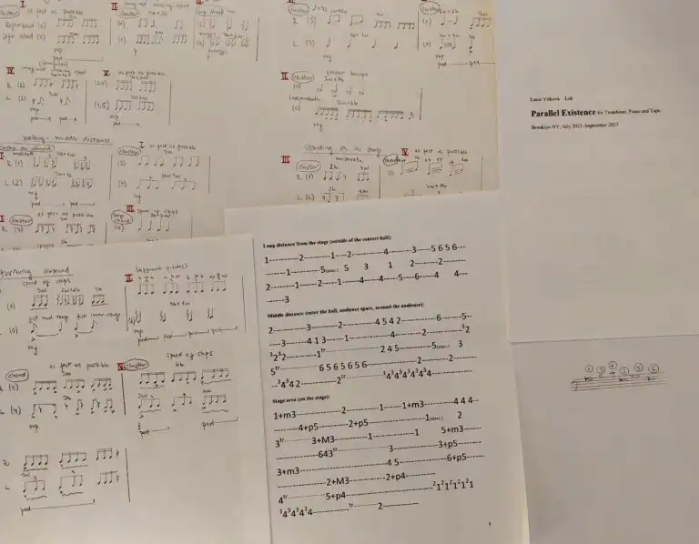 Lucie Vítková/Luc Vitk: Parallel Existence for piano, accordion and tape (světová premiéra)