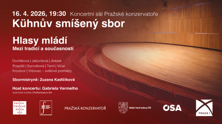 Kühn Mixed Choir: new pieces by Josef Kroutvor, Gabriela Vermelho, and Daniel Vrbovec